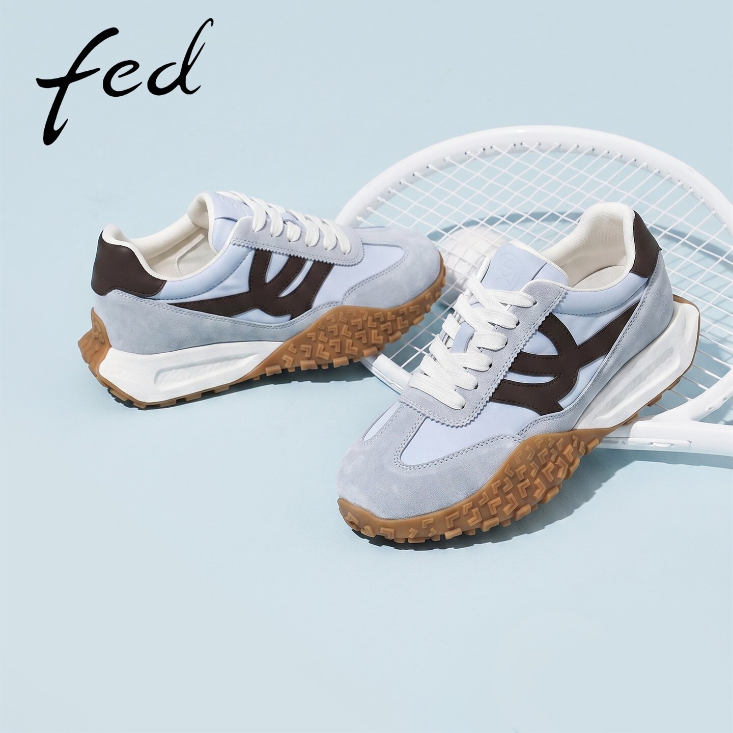fed百搭德训阿甘女鞋增高不累脚