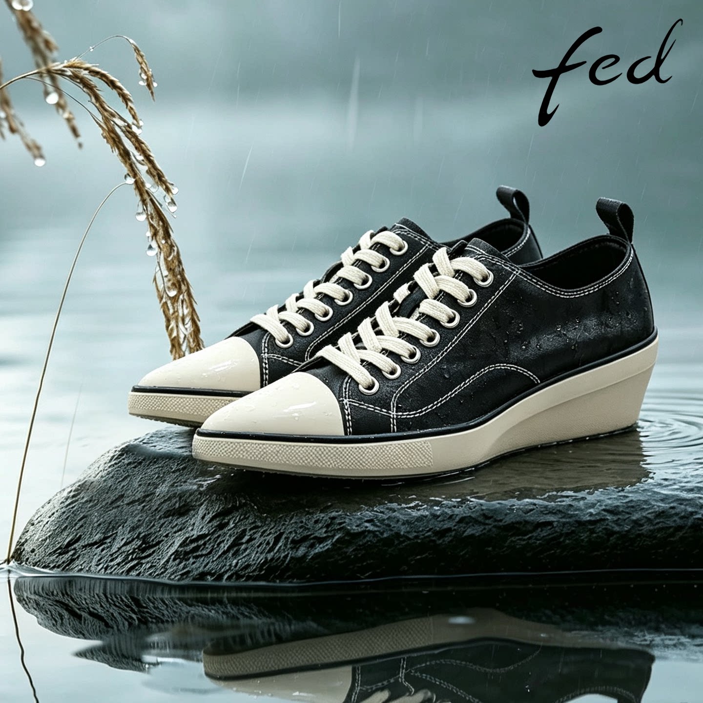 fed女增高软底不累脚帆布板鞋