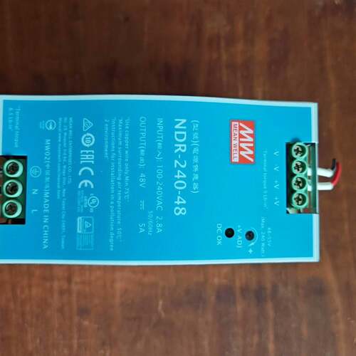 可维修电源 NDR-480-48，实物拍摄成色漂亮，件，看议价