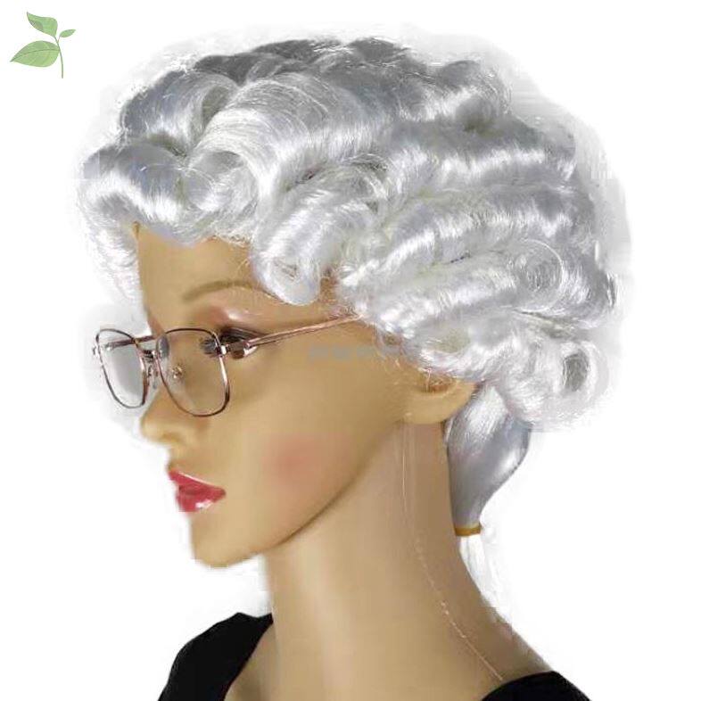 演奏头饰发型女假发道具钢琴家表演专用戏剧高温丝审判长穿越造型