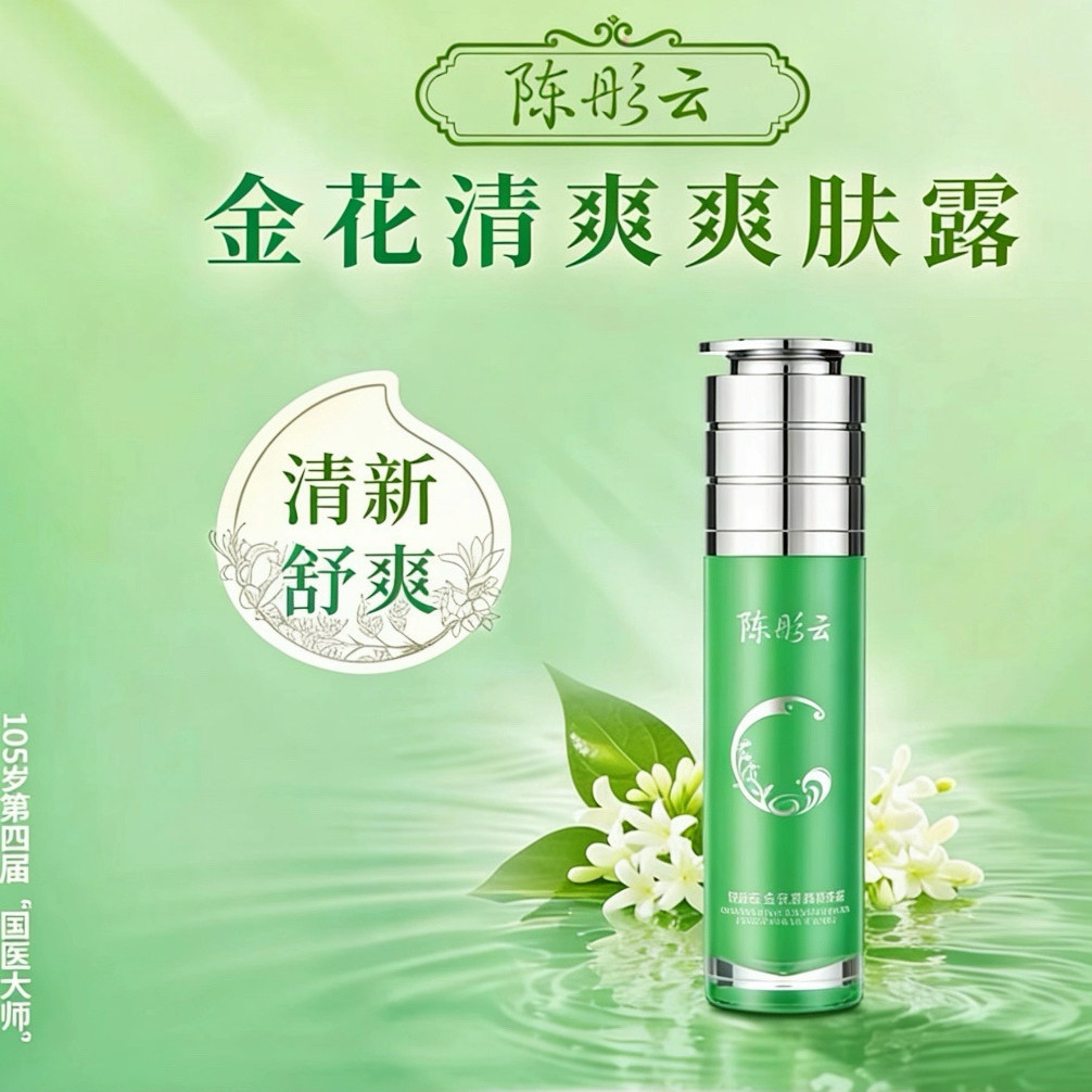 陈彤云金花清爽爽肤露 100ml补水保湿水润嫩肤（新包装）官方正品