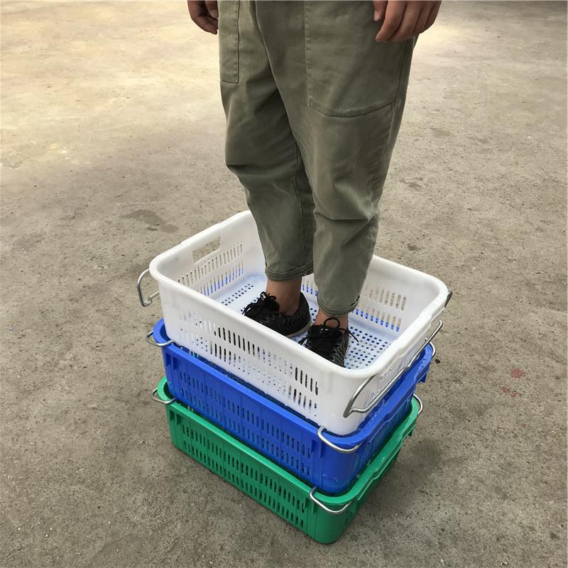 690湖北加厚菜筐装菜筐大号塑料框湖南*480*370蔬菜周转筐