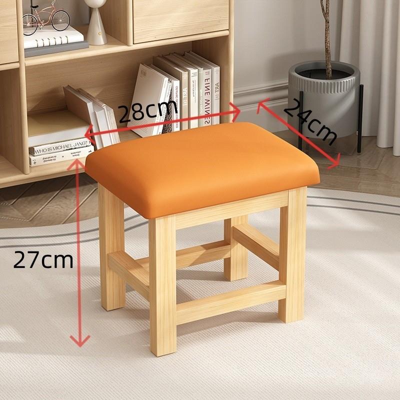 坐垫客厅矮凳入户板凳阳台坐凳家用实木软包换鞋长条凳子电商