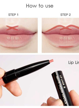16 Color Double-ended Lipstick Lips Makeup Easy to Wear