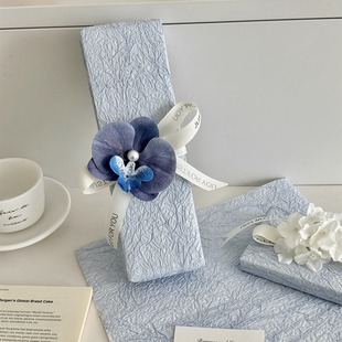 饰礼物纸高质感褶皱纸送男友伴手礼装 创意diy烟盒装 扮 Gift Nice