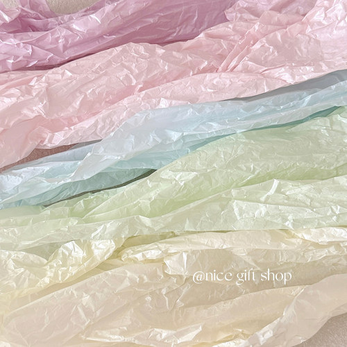 Nice gift~多色珠光雪梨纸节日礼物包装纸花艺装饰纸打包内衬打底
