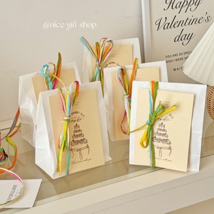 6色拉菲草绳子创意礼物打包绳手工编织绳diy烘焙蛋糕包装 绑带出卡