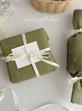 ins绿色环保蜂窝纸高颜值礼物包装纸出卡打包缓冲内衬纸节日装饰