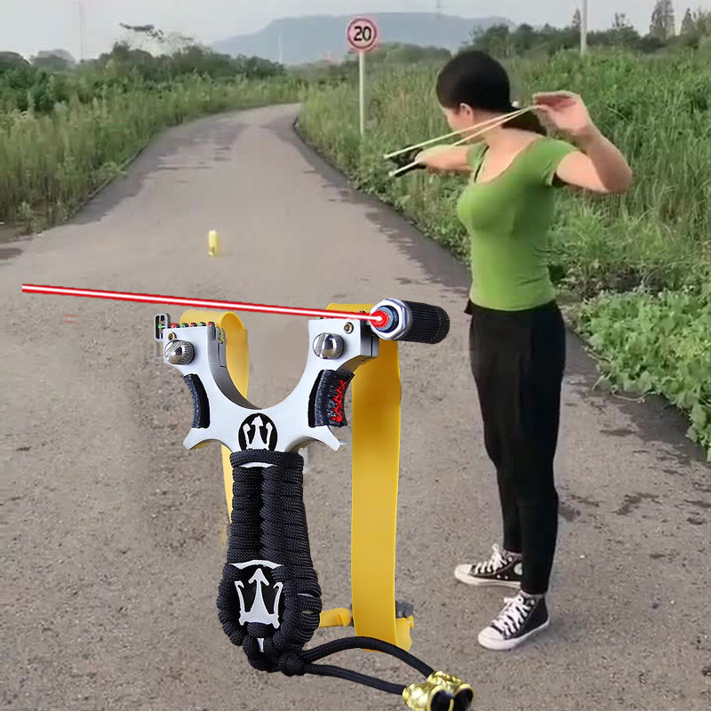 新款弹弓成年人专用新式比赛扁皮筋高精度弹力威力大精准正品弹工