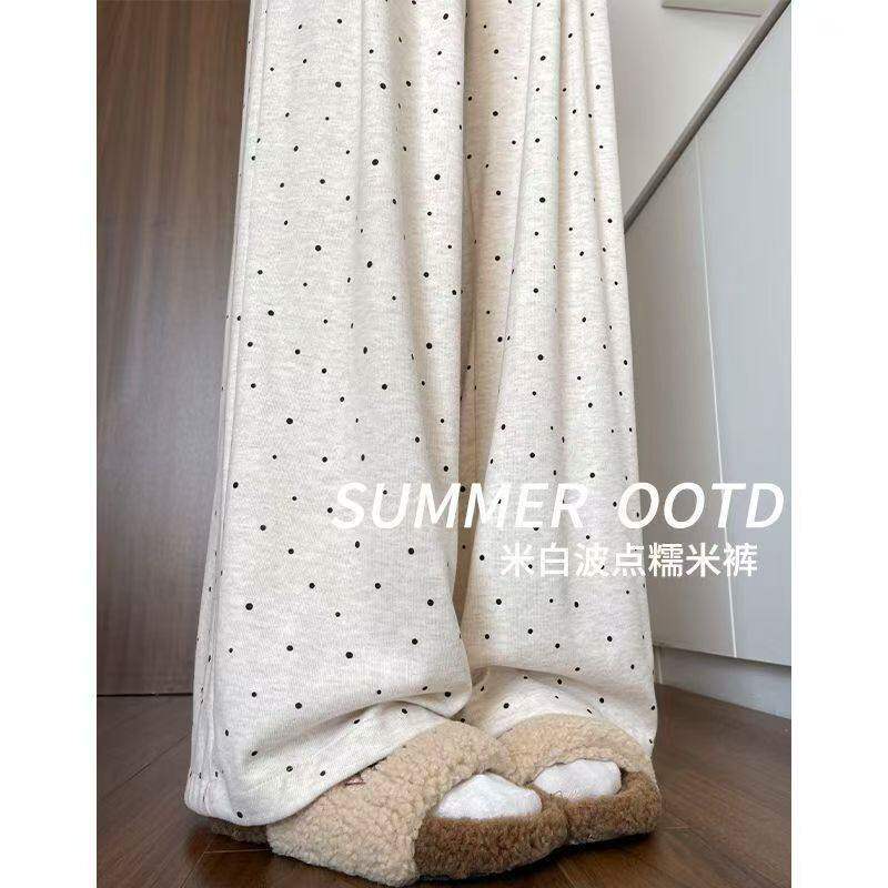 女童裤子春秋季2025新款儿童外穿休闲女大童运动直筒阔腿卫裤秋装