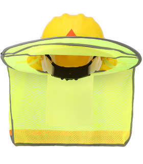 热销新款安全帽透气折叠披风帽网状透气披风遮阳套头盔帽套