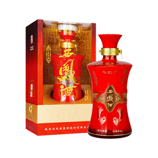 西凤酒红色经典27官方旗舰店陕西凤香型白酒45度纯粮食高度年份酒