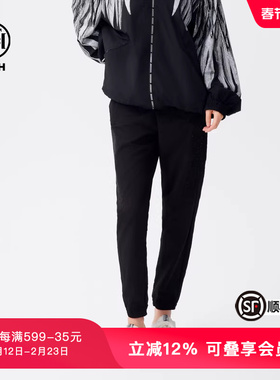 TCH潮牌烫钻休闲束脚裤新款修身显瘦百搭工装裤子T72C206026