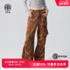 女提花缎面阔腿裤 TCH春秋新款 复古烫钻直筒长裤 T72C206082