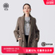 TCH潮牌烫钻休闲百搭山羊绒长款 毛呢大衣女秋冬新款 T72D286013
