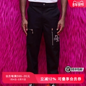 长裤 TCH时尚 潮牌黑色多口袋机能风直筒户外百搭休闲裤 S69A206018