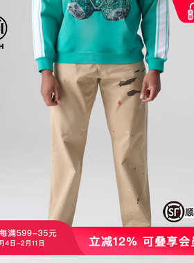 TCH潮牌春秋新款百搭潮流长裤直筒裤男女同款T72A208057