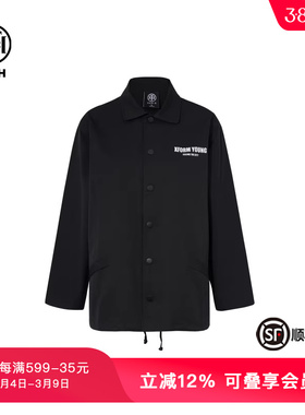 爆款TCH潮牌字母男女休闲长袖洋气黑色衬衫S72A136011