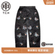 休闲直筒裤 TCH新中式 春秋黑色提花烫钻时尚 T72B20E9009