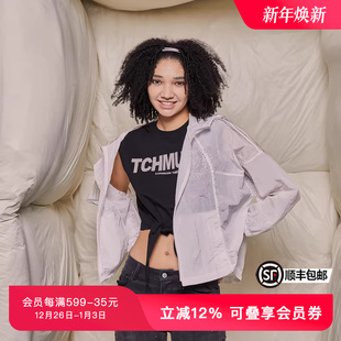 新款 轻薄外套夏季 舒适设计感T69B17E6012 短款 TCH潮牌烫钻时尚