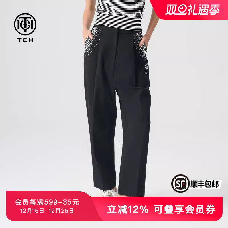 TCH轻奢潮牌时尚设计休闲长裤