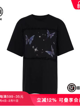 TCH私服烫钻时尚休闲百搭宽松短袖T恤女夏季新款T75C10B1021