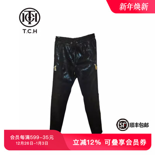 T21320C6002 休闲长裤 TCH轻奢潮牌新品 皮裤