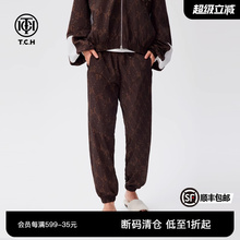 TCH潮牌烫钻工艺休闲运动长裤男女情侣款2025春夏新款T72C206045
