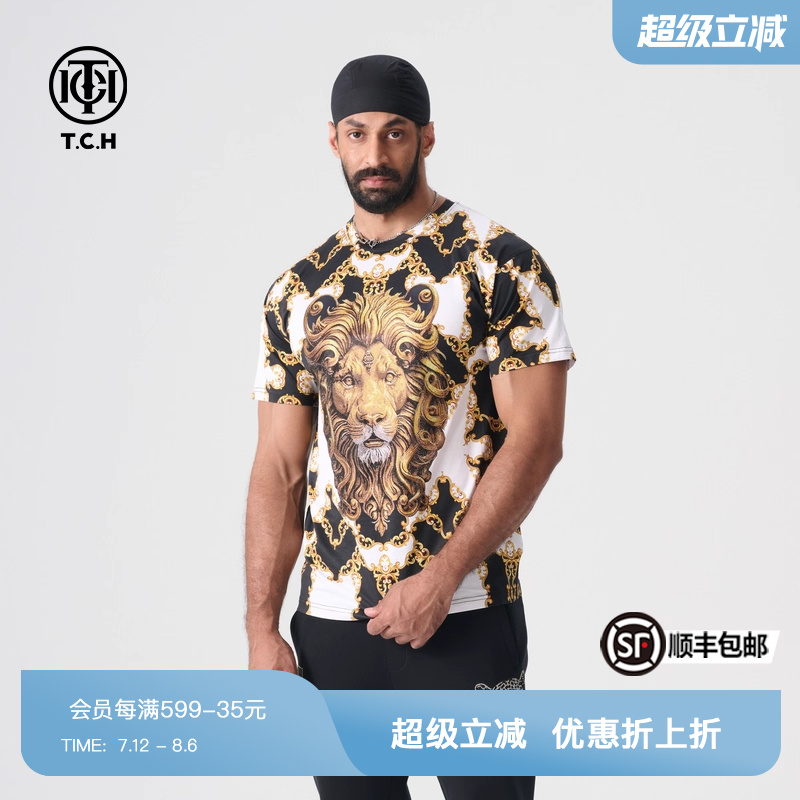 轻奢短袖时尚夏TCH烫钻2024T恤