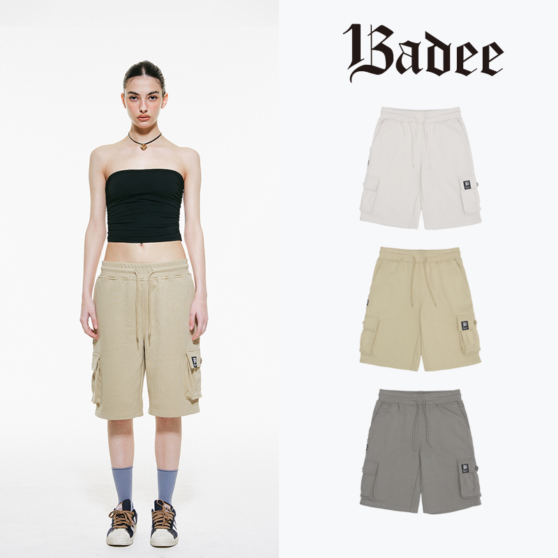 BADEE宽松工装五分裤运动裤