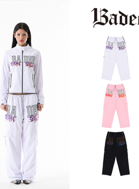 Badee韩国春季新款运动休闲潮流时尚直筒长裤韩国正品代购