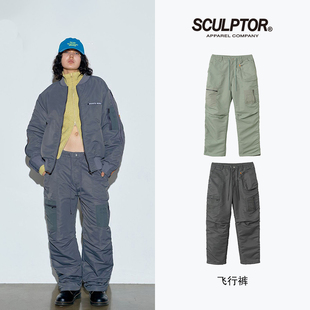 SCULPTOR秋冬加绒裤 设计感可拆卸口袋休闲裤