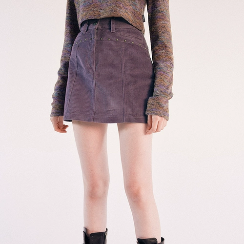 Летняя приталенная ретро вельветовая юбка, официальный продукт