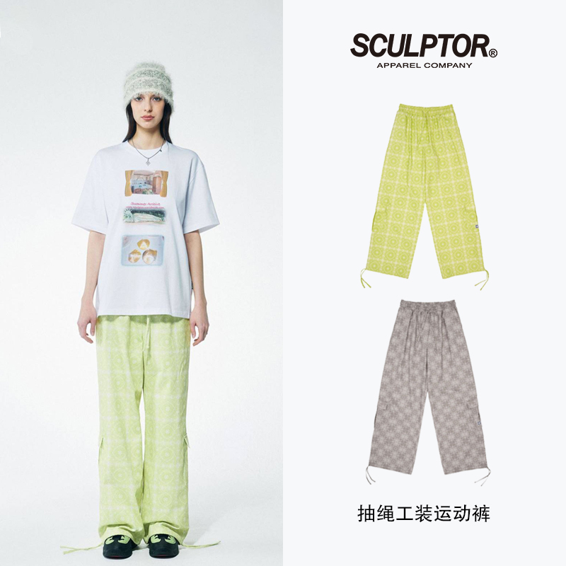 数码印花工装裤运动裤裤子口袋