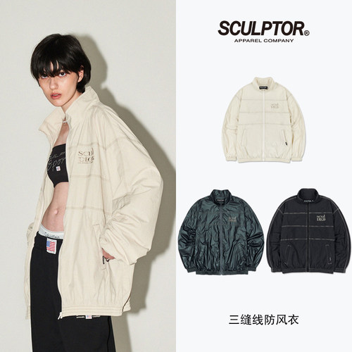 sculptor宽松百搭常规外套夹克