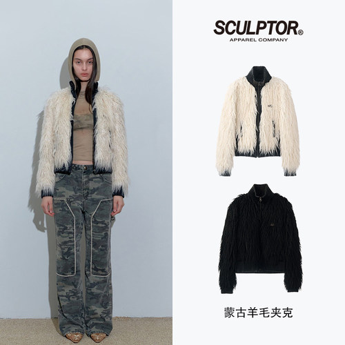 SCULPTOR休闲短立领夹克