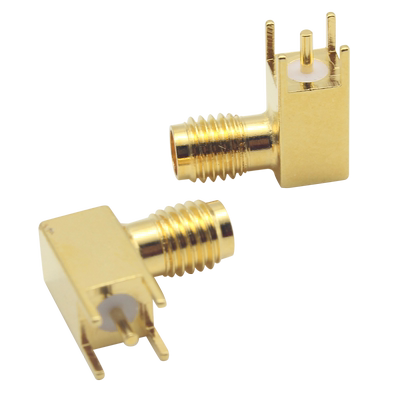 焊板母座固定面板连接器