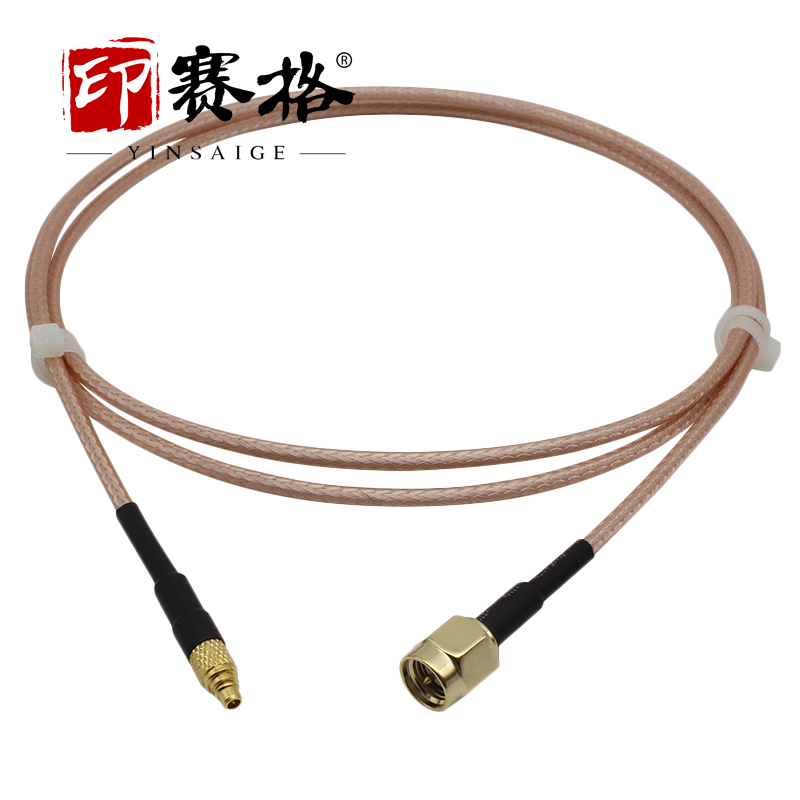 SMA转MMCX连接线 SMA-J直公头转MMCX-J直公头转接线RG316镀银线