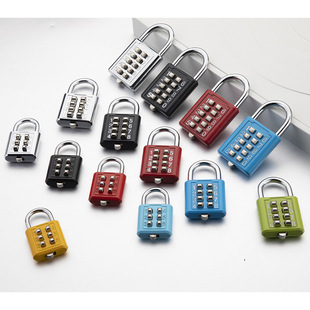 【按键密码锁】金属合金挂锁按键盲人锁防盗门挂锁老人锁固定挂锁
