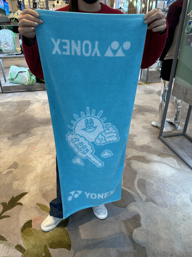 YONEX尤尼克斯羽毛球运动毛巾yy吸汗健身擦汗跑步锻炼AC002035CR