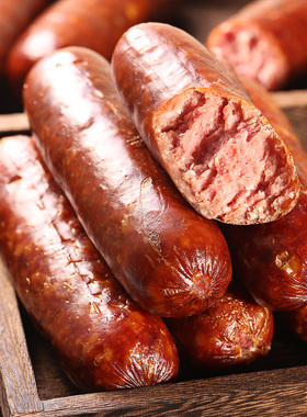 哈尔滨红肠伊雅萨拉米肠80g*5欧式风味独立包装即食香肠速食烤肠