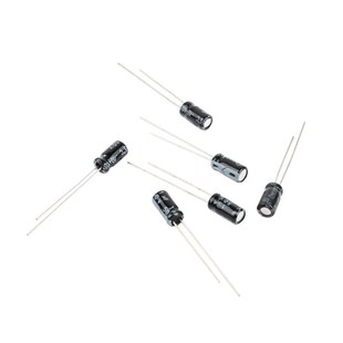 体积4 7mm两脚直插常用电子元 件 50V 包 铝电解电容 10个 1uF