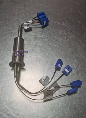 真空法兰连接器真空法兰热电偶KF16KF25KF40馈通法兰温度传感器