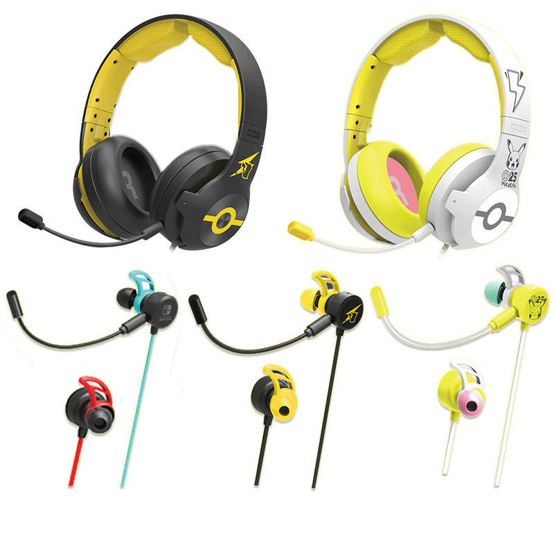 皮卡丘宝可梦游戏耳机鬼灭之刃