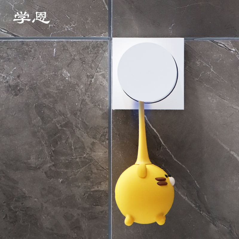 学恩智能牙刷消毒器紫外线杀菌儿童单人壁挂式小巧便携电动牙刷架