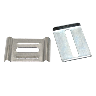 网格桥架固定件短底座不锈钢网格线槽304不锈钢50短压片镂空网络桥架固线器镀锌底座网状线槽配件十字卡扣