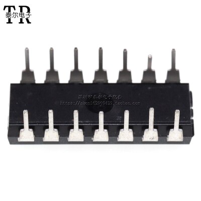 全新直插 HEF/CD4011BE/TL/HCF4011 DIP-14  四路2输入端与非门