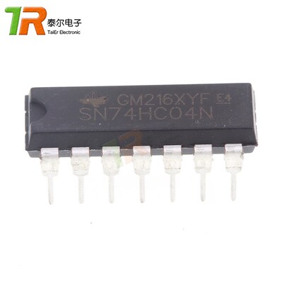 全新 ic SN74HC04N  74HC04 74HC04N DIP-14 六组反向器