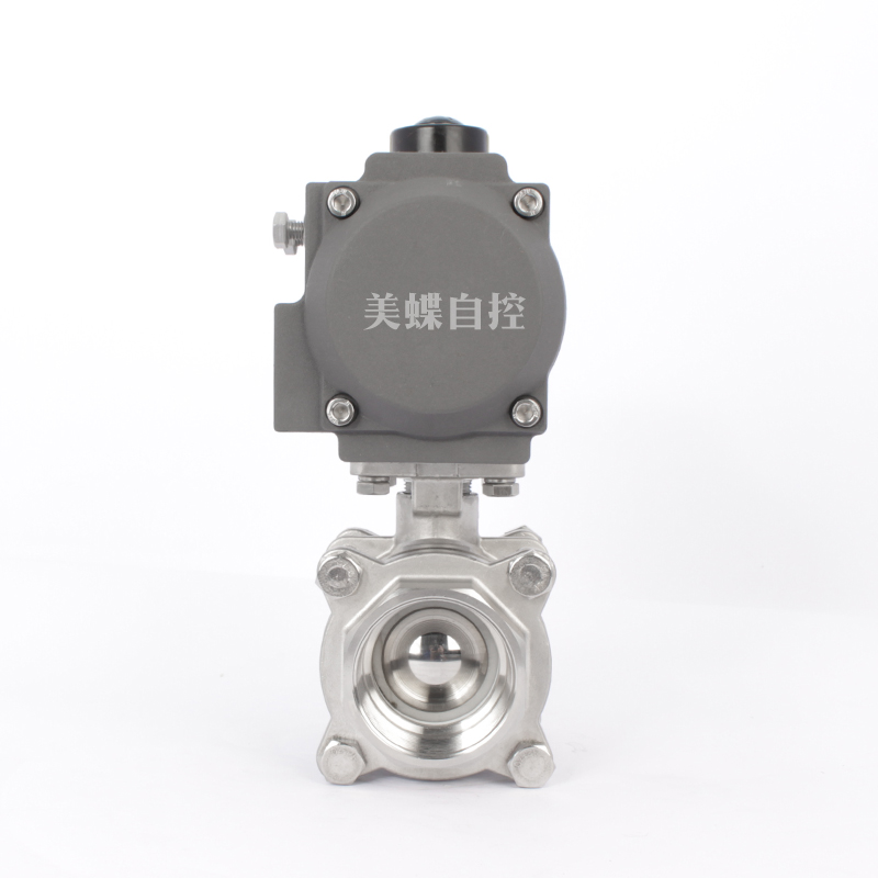Q611F-16P气动球阀不锈钢阀门三片式丝扣口球阀dn50/25/8V0/40/10