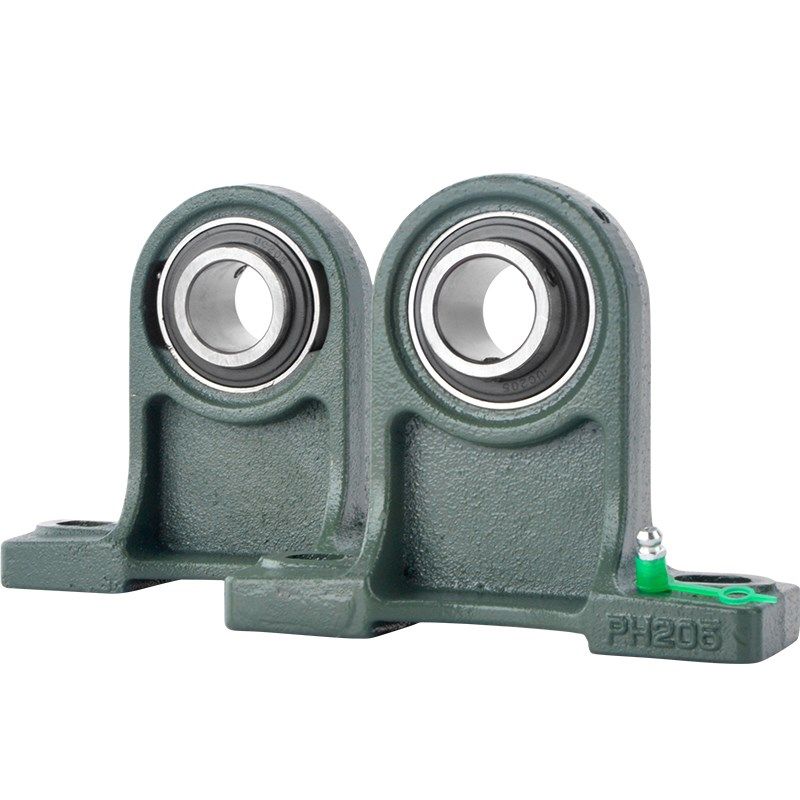 外球面轴承座带高中心立式座UCHP201 PH202 203 204 X205带座轴承